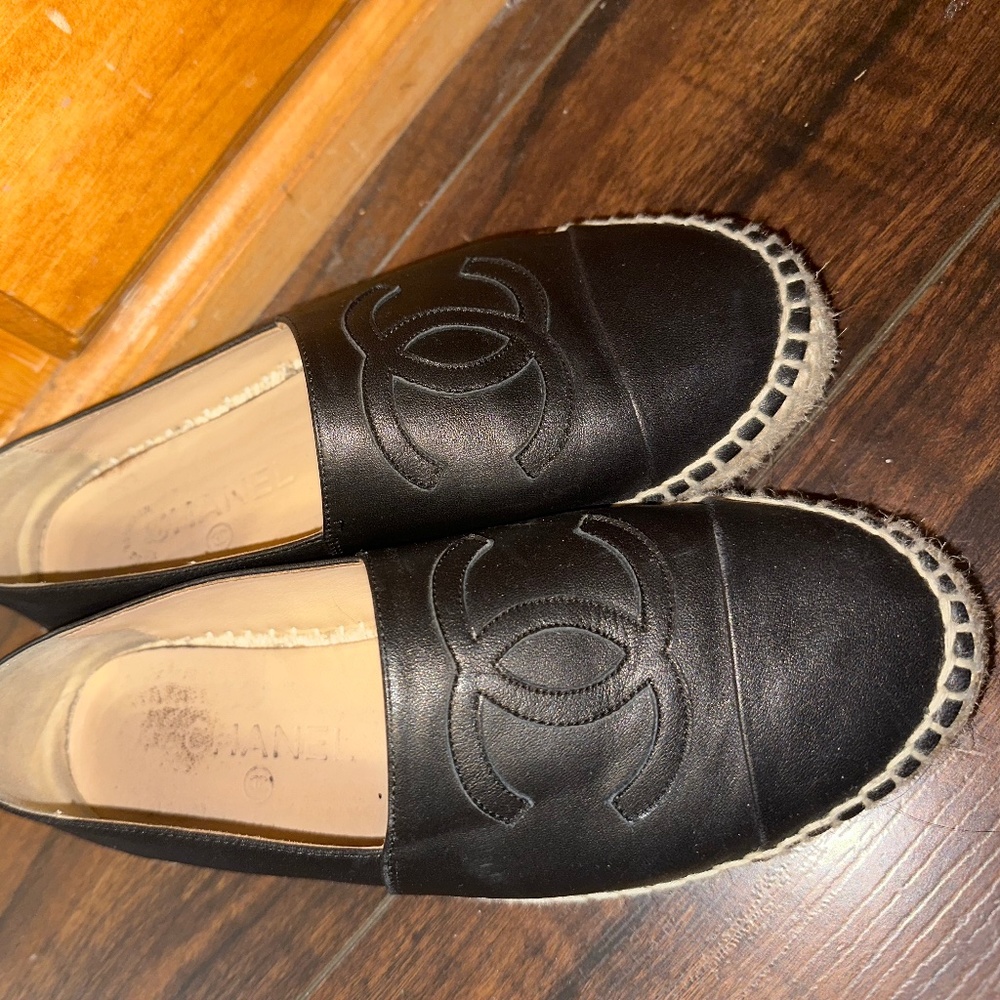 Black Chanel Espadrilles